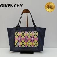 ราคา กระเป๋าสะพายจีวองชี่ Givenchyมือสองของแท้ ผ้ายีนส์ กระเป๋าคล้องไหล่ กระเป๋าปักสวย สายหนังแท้สีดำ (8595574121)