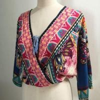 ราคา เสื้อลายโบฮีเมียน​ มือสอง (2443938860)