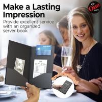 ราคา สมุดเดินบิล สมุดทอนเงิน สมุดเช็คบิล หนังPU หรู กันน้ำ พิมพ์Thank You BILL-101 (26869822582)