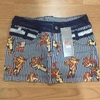 ราคา (SALE 60% - 5 พ.ย. 2560) กระโปรงแฟชั่นสีครามลายกราฟฟิกเล่นสี ผ้ายีนส์เทียม mini skirt เอวต่ำ size m มือหนึ่ง พร้อมส่ง (557935835)