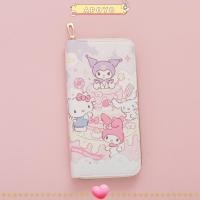 ราคา Apoyo กระเป๋าสตางค์ใบยาวกระเป๋าใส่เหรียญหนัง PU ความจุขนาดใหญ่ซิปน่ารัก Hello Kitty กระเป๋าโทรศัพท์มือถือผู้หญิง (25640946210)