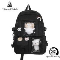 ราคา ในไทยความจุสูง กระเป๋าเป้นักเรียน กระเป๋าเป้สะพายหลังสาวเกาหลี สไตล์น่ารัก Ins กระเป๋านักเรียนญี่ปุ่น กันน้ำ น้ำหนักเบา (28488865872)