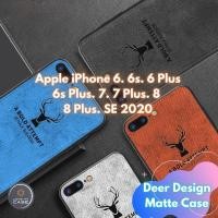 ราคา ไอโฟน 6 . 6ส. 6 พลัส. 6s พลัส. 7. 7 พลัส. 8. 8. SE 2020 Plus Fabric Touch Deer Design Phone Back Case (43374484826)