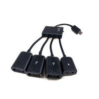 ราคา Hub OTG Chargers พร้อม 4 Micro USB Ports สำหรับ Samsung / Android / Smartphone (1874771581)