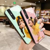 ราคา เหมาะสำหรับ VIVO V15 V23e V19 V23 V9 Youth 6GB V21 4G 5G V11 V11i V20 Pro V21s กรณีโทรศัพท์ที่ดูดีเคส Simple Girl (29914708723)