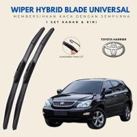 ราคา Harrier 2014 Up Premium Hybrid Car Wiper หนึ่งคู่ซ้ายขวา 4 แถบ WIPER (41072083375)