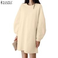 ราคา Zanzea เสื้อกันหนาว คอกลม แขนยาว สีพื้น สไตล์เกาหลี สําหรับผู้หญิง (24455727264)