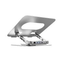 ราคา UNITEK D1109B01 LAPTOP STAND WITH DETACHABLE USB-C HUB (26423023493)