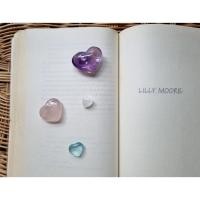 ราคา Aquamarine / Ametrine / Rose quartz / Moonstone heart หัวใจอเมทริน อความารีน โรสควอตส์ มูนสโตน (29800500554)