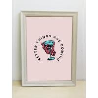 ราคา กรอบรูปขนาด A3 สีขาวลายไม้ (1608590754)