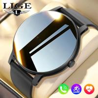 ราคา Lige สมาร์ทวอท์ชผู้ชาย Heart Rate Health Monitor นาฬิกาสปอร์ตกันน้ําอเนกประสงค์ (27780009493)