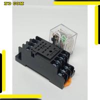 ราคา สุดคุ้ม! รีเลย์ ซ๊อคเก็ต RELAY my2 my2n my4n my2n+socket my4n+socket DC12v DC24v AC220v (26055891100)