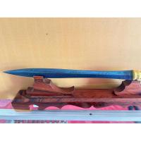 ราคา พระขรรค์เหล็กน้ำพี้ใบมีดยาว19นิ้วพร้อมแท่นลอง (26752850073)