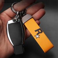ราคา Onetiminggreat สีเหลือง Muti-Pendant Key Holder ทนทานสายคล้องไนลอนพวงกุญแจ Keyfob เกม GTA Auto 5 พวงกุญแจสําหรับแฟนๆ Key แหวน OTA (46851466326)