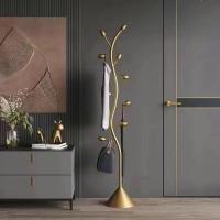 ราคา ☀️ชั้นวางเสื้อโค้ท☀️ชั้นแขวนราวตากผ้าห้องนอนมือถือหรูหราเบาราวตากผ้าในร่มขนาดเล็กครัวเรือนราวตากผ้า (28217585117)