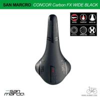 ราคา เบาะจักรยานรางคาร์บอน SAN MARCO CONCOR Carbon FX WIDE BLACK (4843503096)