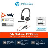 ราคา Poly Blackwire 3320 / 3325 Stereo Microsoft Teams Certified USB-C Headset +USB-C/A Adapter (40804586226)