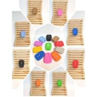 ราคา หุ้มกุญแจรถยนต์ แบบซิลิโคน กุญแจไข start รถ Honda City - br-v (3933992907)