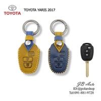 ราคา ซองหนังกุญแจรถยนต์ งานหนังพรีเมี่ยม ปลอกุญแจรถ ตรงรุ่น TOYOTA Yaris 2017 (40361803507)