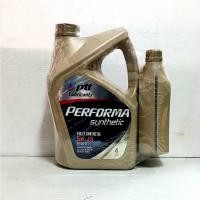 ราคา PTT น้ำมันเครื่องเบนซิน ปตท PTT PERFORMA Synthetic 5W-40 สังเคราะห์ 100% เลือกขนาด 4+1 ลิตร / 4 ลิตร (23672126992)
