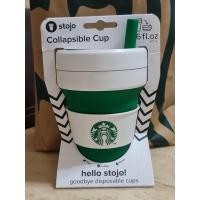 ราคา Starbucks แก้วพับได้ สตาร์บัค Stojo Collapsible Cup (24210667952)