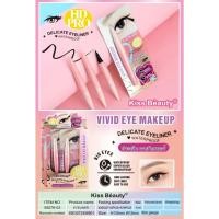 ราคา 59276-03 kiss beauty อายไลเนอร์ เนื้อดี เส้นคมชัด เขียนง่าย (24735460131)