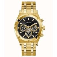 ราคา Guess GW0260G2 Men's Black Chronograph Dial Gold Tone Stainless Steel Bracelet (28677064842)