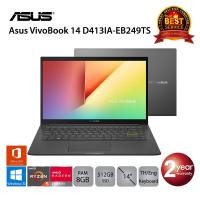 ราคา [ลด 259.-โค้ด SMARTM259] Asus VivoBook 14 D413IA-EB249TS AMD Ryzen 5/8GB/512GB SSD/14.0/Win10+Office2019 (Indle Black) (4341713207)