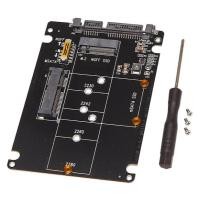 ราคา M.2 NGFF MSATA to USB 3.0 Adapter Converter Reader Card with SATA Cable Portable Flash Drive Suppor (27423321275)