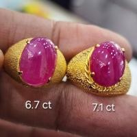 ราคา ทับทิมพม่าแท้ เเดงชมพูสวย Burma ruby Mogok (27818919553)