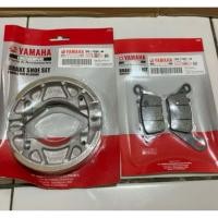 ราคา ผ้าเบรคหน้าและหลังสําหรับyamaha Mio m3, Mio z, Aerox old, Aerox new (28941903293)