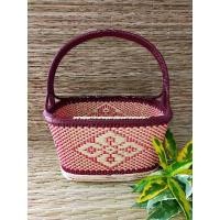 ราคา ตระกร้าหวาย เสริมไม้ไผ่ ทรง 4เหลี่ยม ขนาดใหญ่ตระกร้าหวายแท้ (13812706210)