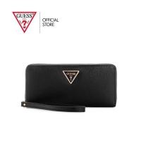 ราคา GUESS กระเป๋าสตางค์ผู้หญิง รุ่น ZG850046 LAUREL SLG LARGE ZIP AROUND สีดำ (14757371950)