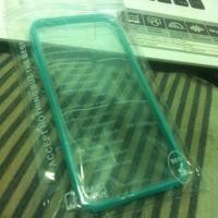 ราคา เคสใสขอบสีมิ้นท์ ไอโฟน6/6s กันกระแทกได้ (111486703)