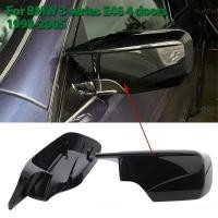 ราคา สไตล์คาร์บอนไฟเบอร์รูปแบบสีดําด้านข้างกระจกสําหรับ BMW E46 316i 318i 318d 320d 320i 323i 325i 328i 330d 330i 1998-2005 (47550308172)