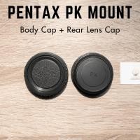 ราคา Body Cap+Rear Lens Cap | ฝาปิดบอดี้+ฝาปิดท้ายเลนส์ สำหรับกล้อง Pentax Pk Mount (16651281530)