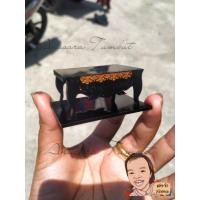 ราคา โต๊ะหมู่จิ๋ว ฐานตั้งวางพระหน้ารถ ขนาดเล็กกระทัดรัด ไม่ใหญ่ เหมาะสำหรับตั้งหน้ารถ ตั้งโต๊ะทำงาน ตกแต่งหิ้งพระ (16197903965)