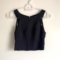 ราคา CPS Chaps Black Crop เสื้อครอปสีดำ (มือสอง) (5015377319)