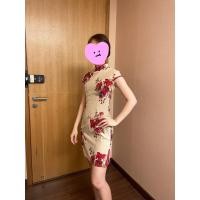 ราคา เดรสคอจีน เดรสตรุษจีน (4275119288)