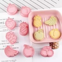 ราคา เซ็ตพิมพ์กดคุกกี้ ทาร์ตสับปะรด ลายผลไม้รวม 8 ชิ้น (14557964401)