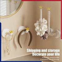 ราคา ชั้นวางเชือกมัดผมติดผนัง ชั้นวางเครื่องประดับ สร้อยคอ กำไลข้อมือ อเนกประสงค์ พร้อมตะขอแขวนกุญแจติดผนัง (27831121813)