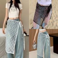 ราคา Maryผ้าลูกเอว ผ้าโปร่งแสง สีขาวดำ ลวดลายเล็ก เข็มขัด พร้อมส่ง ทรงสวย แฟชั่น แนวสตรีท (42854127417)