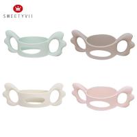 ราคา SWEET~ Baby Feeding Bottle Trainer Easy Grip Silicone Handles Holder Bottle Grip 60mm (40376287152)