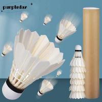 ราคา PURPLEDAY 3/6/12 ชิ้นลูกแบดมินตัน,ทนทานแบดมินตันมืออาชีพ,อุปกรณ์เสริมกีฬาการฝึกอบรมแบดมินตันเทรนเนอร์ในครัวเรือน (40824245847)