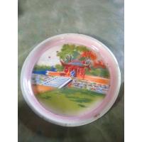 ราคา ถาดเคลือบอีนาเมลขนาด35ซม.งานฮ่องกง ของเก่าของสะสม สินค้ามือสอง (22967366223)