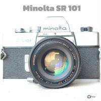 ราคา กล้องฟิล์ม SLR Minolta SRT 101+เลนส์ minolta rokkor pf Mc 55mm f1.7 (24301458044)