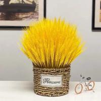ราคา ข้าวสาลีหูช่อเปิดพรธรรมชาติเครื่องประดับตกแต่งเปิดดอกไม้แห้งของขวัญข้าวบาร์เลย์ร้านใหม่ตะกร้าดอกไม้สไตล์อภิบาลดอกไม้ เค5xc (42026499338)