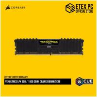 ราคา Corsair VENGEANCE LPX 8GB / 16GB DDR4 DRAM 2666MHz C16 Memory Kit - สีดํา (19589098894)