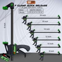 ราคา F Clamp เครื่องมือหนีบไม้ 6" 8" 10" 12" 14" 18" 24" 30" 36" นิ้ว WOIRX TOOL (24053202253)