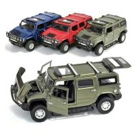 ราคา โมเดลเหล็ก 1/24 HUMMER H2 SUV รถเหล็กมีไฟ มีเสียง [MZ] (14834340181)